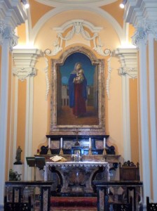 Villa Clerici, presbiterio della chiesa Santa Maria degli Angeli - Niguarda, Milano